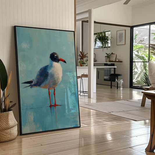 Coastal Bird On Turquoise Shores