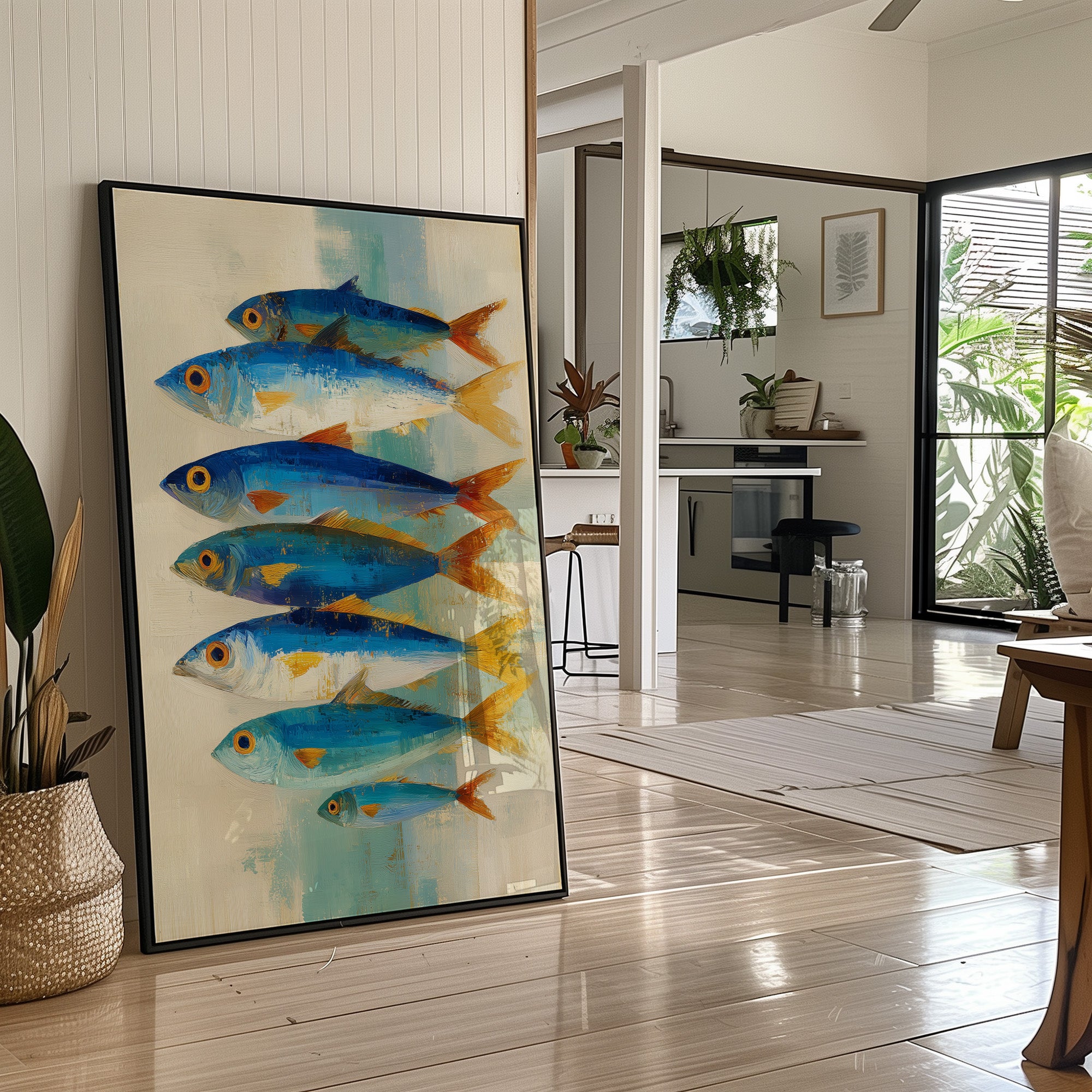 Azure Catch In Morning Light