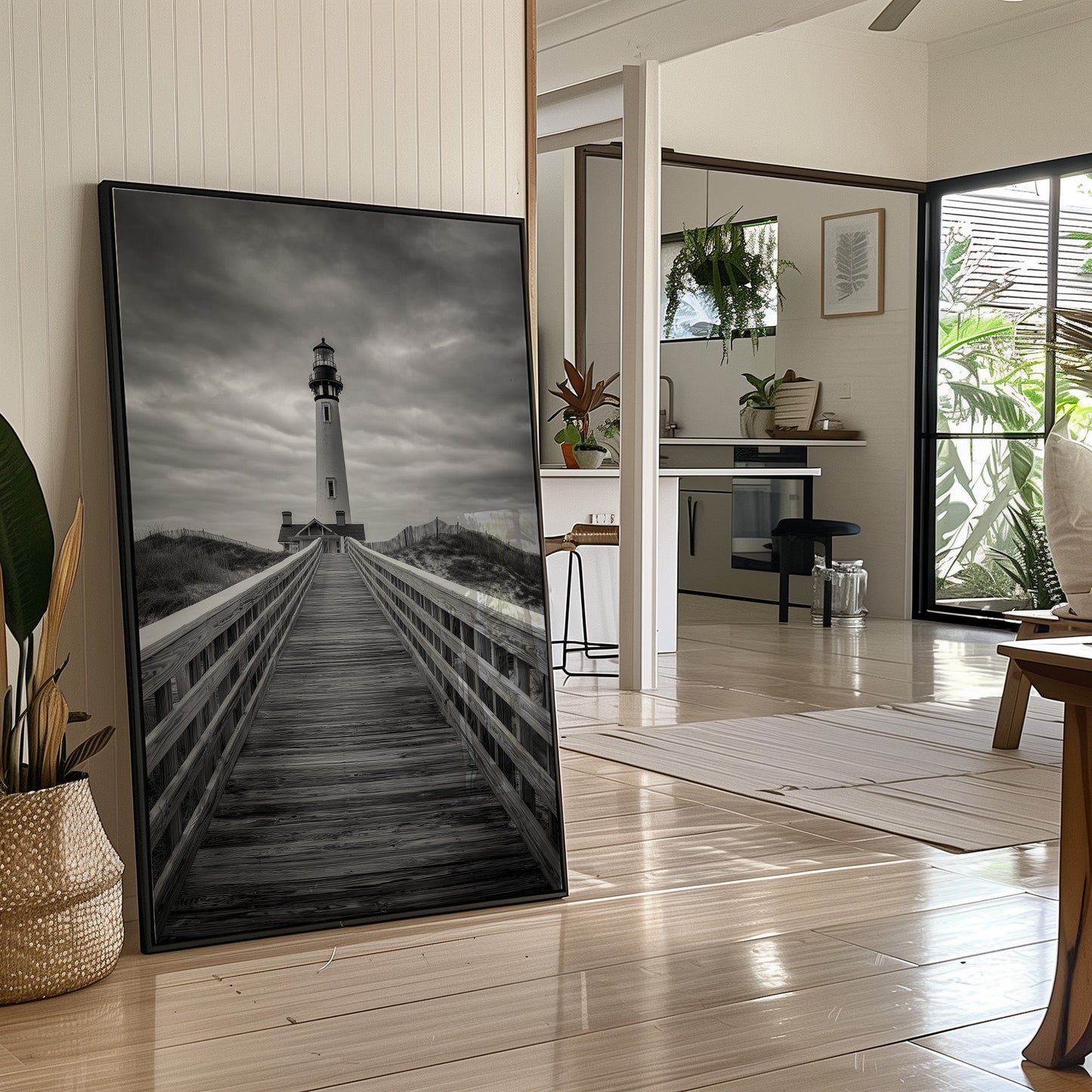 Boardwalk Journey To Coastal Tower