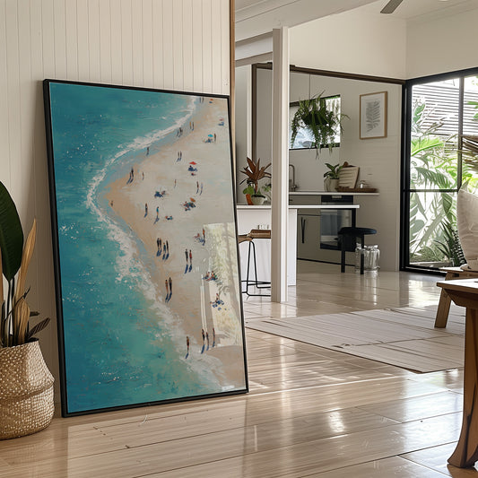 Tiny Figures Dance With Tides