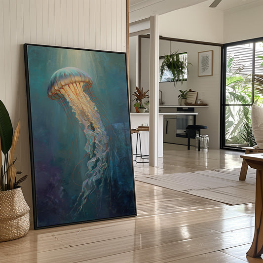 Luminous Dancer Of Ocean Depths