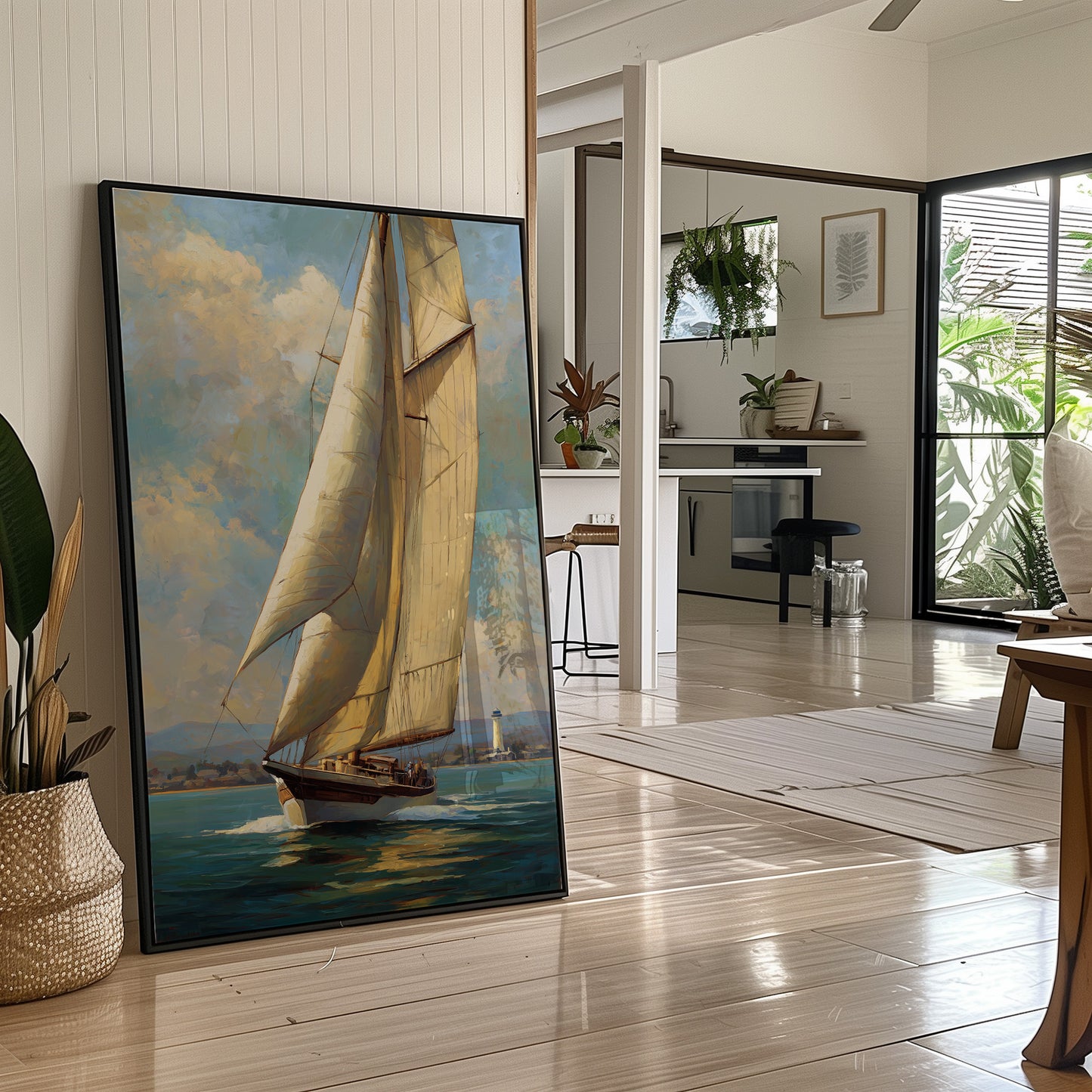 Sails Catch Afternoon's Golden Promise