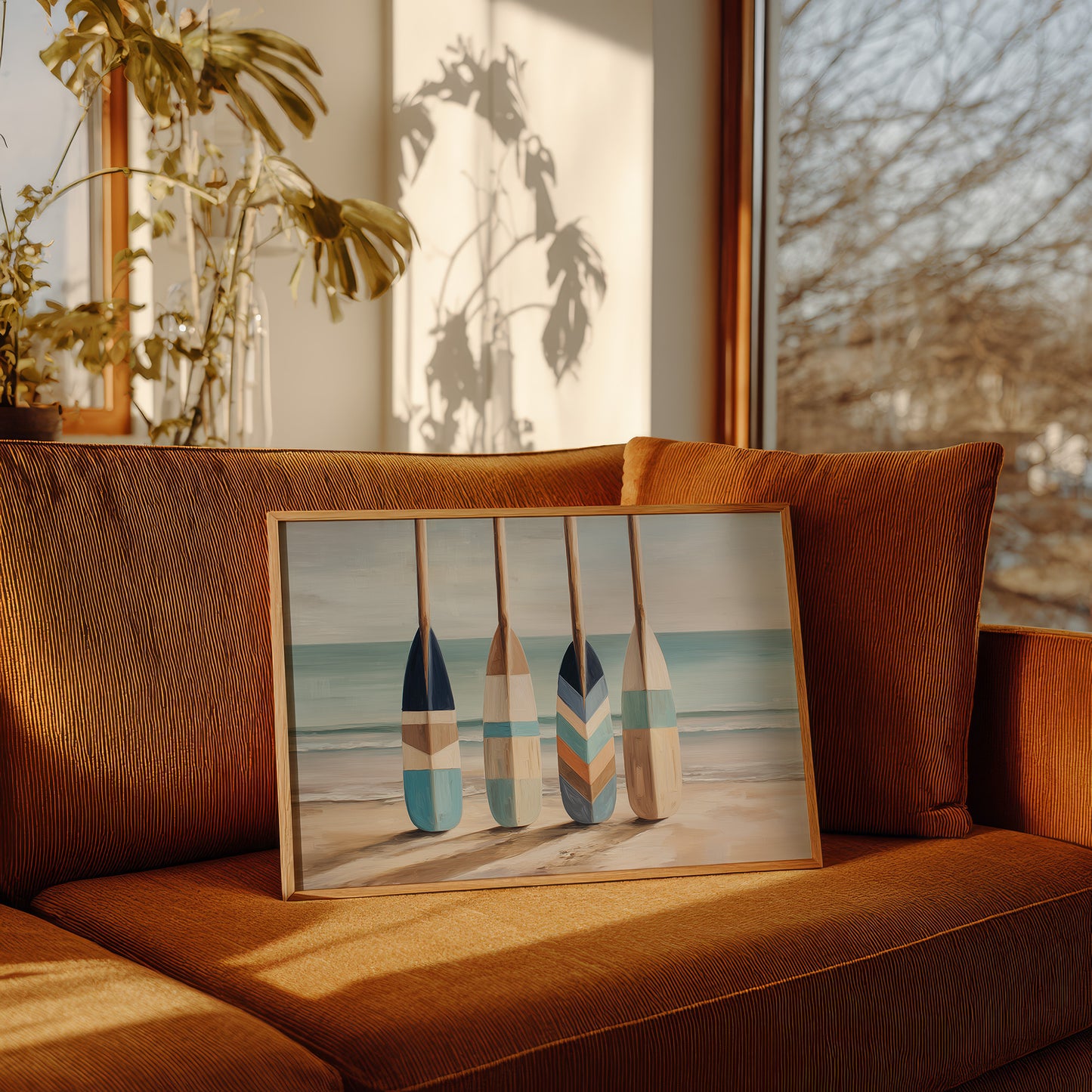 Oars Rest On Summer Shores