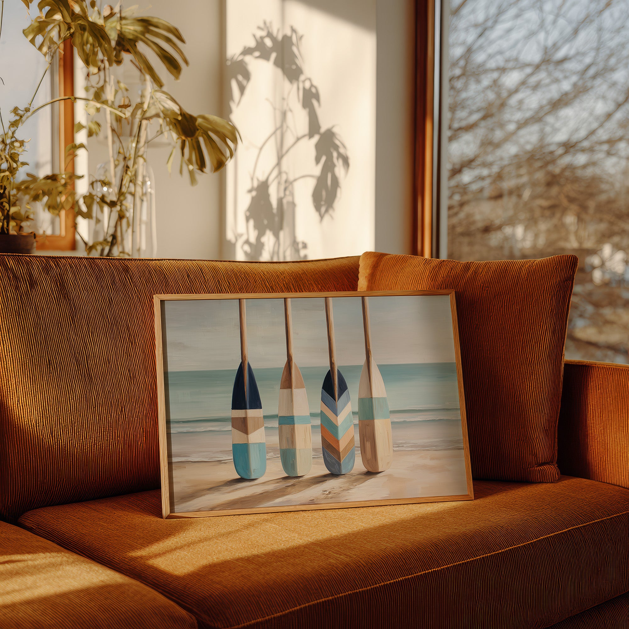 Oars Rest On Summer Shores