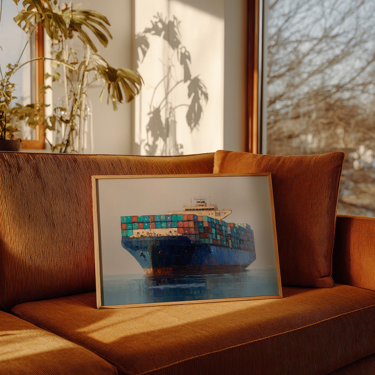 Cargo Giants Cross Quiet Waters