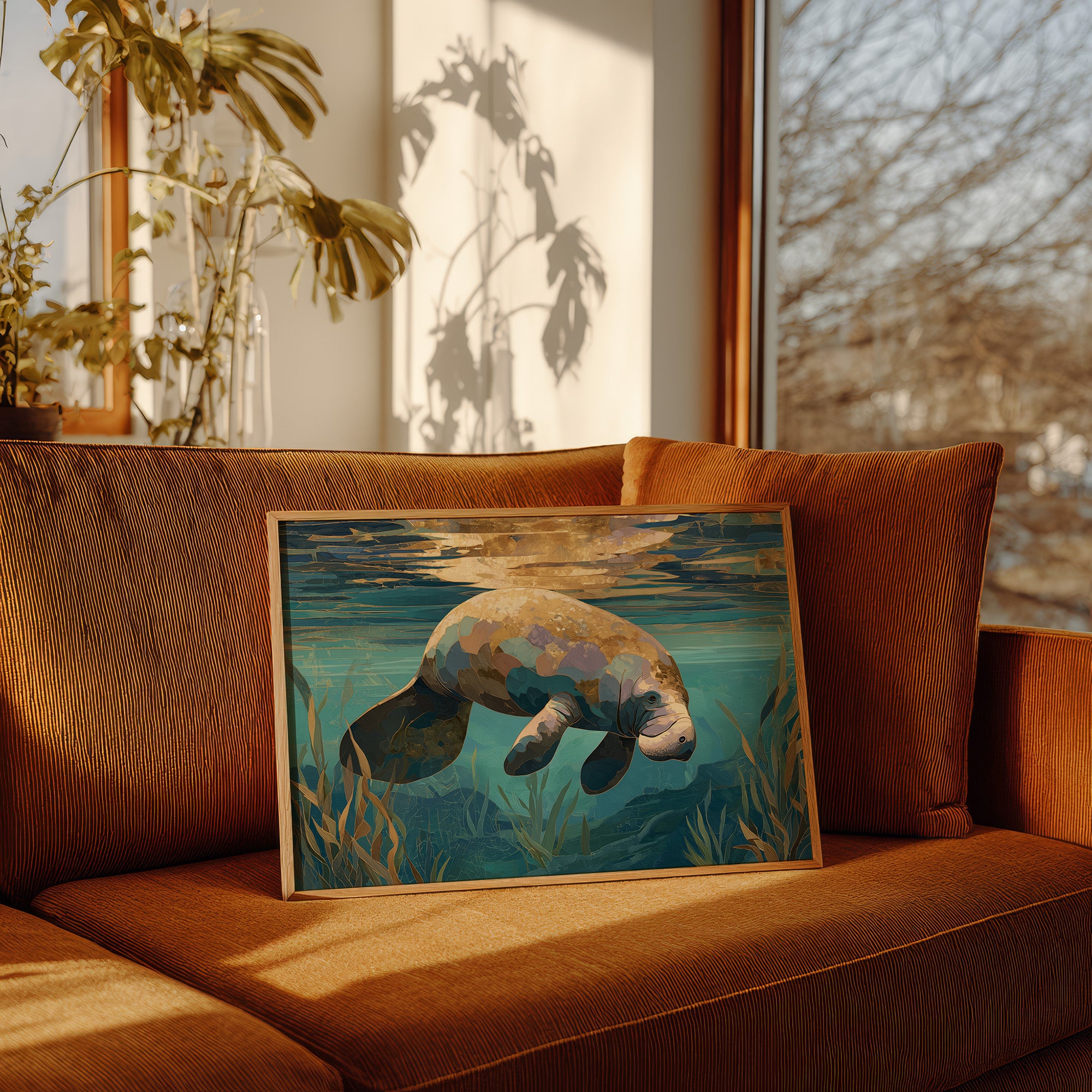 Gentle Giant In Turquoise Waters