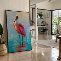 Coral Wader In Turquoise Shallows