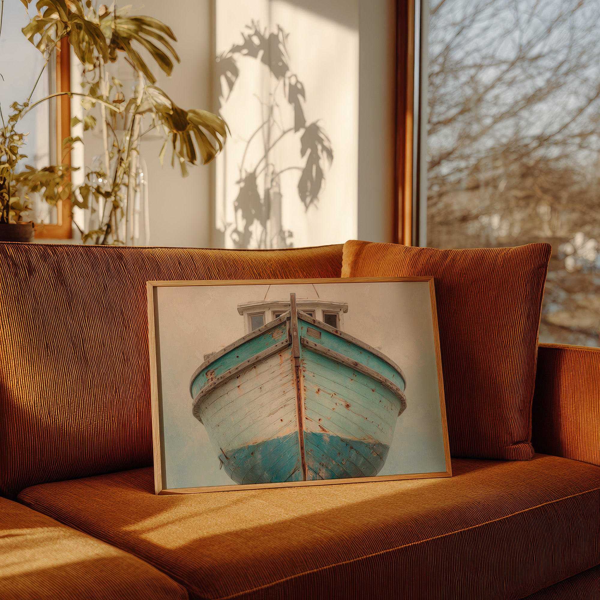 Weathered Vessel Awaits The Tide