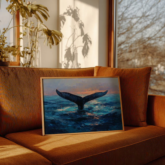 Ocean Giants Beneath Sunset Skies