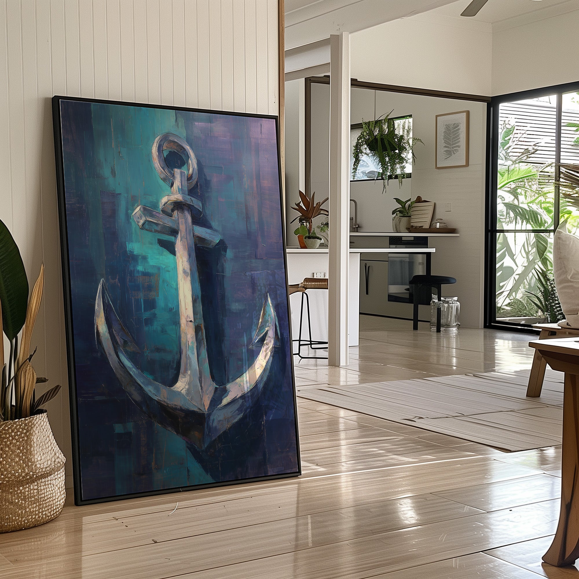 Teal Depths Hold Steady Resolve