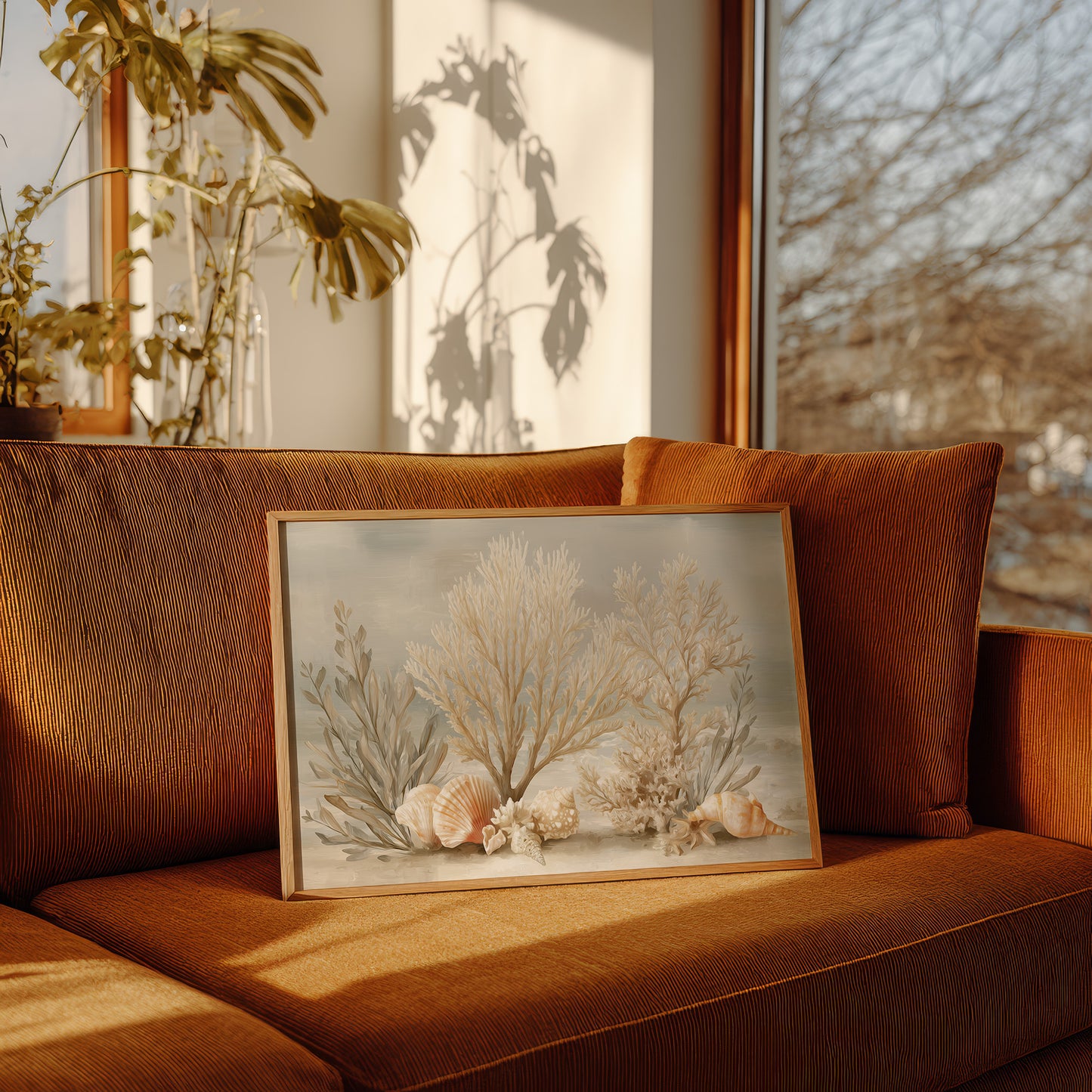 Coral Symphony In Pale Sunlight