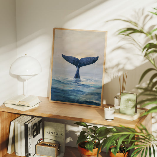 Indigo Fluke Whispers Farewell