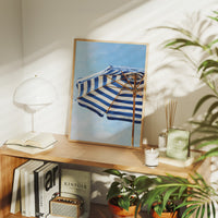 Azure Stripes Shelter Mediterranean Dreams