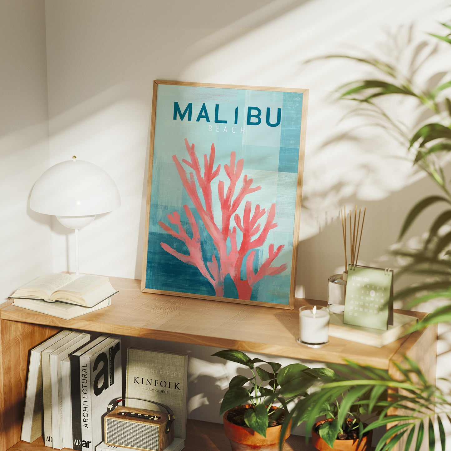 Coral Whispers Beneath Aqua Skies