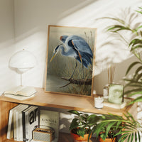 Marsh Sentinel Awaits Dawn