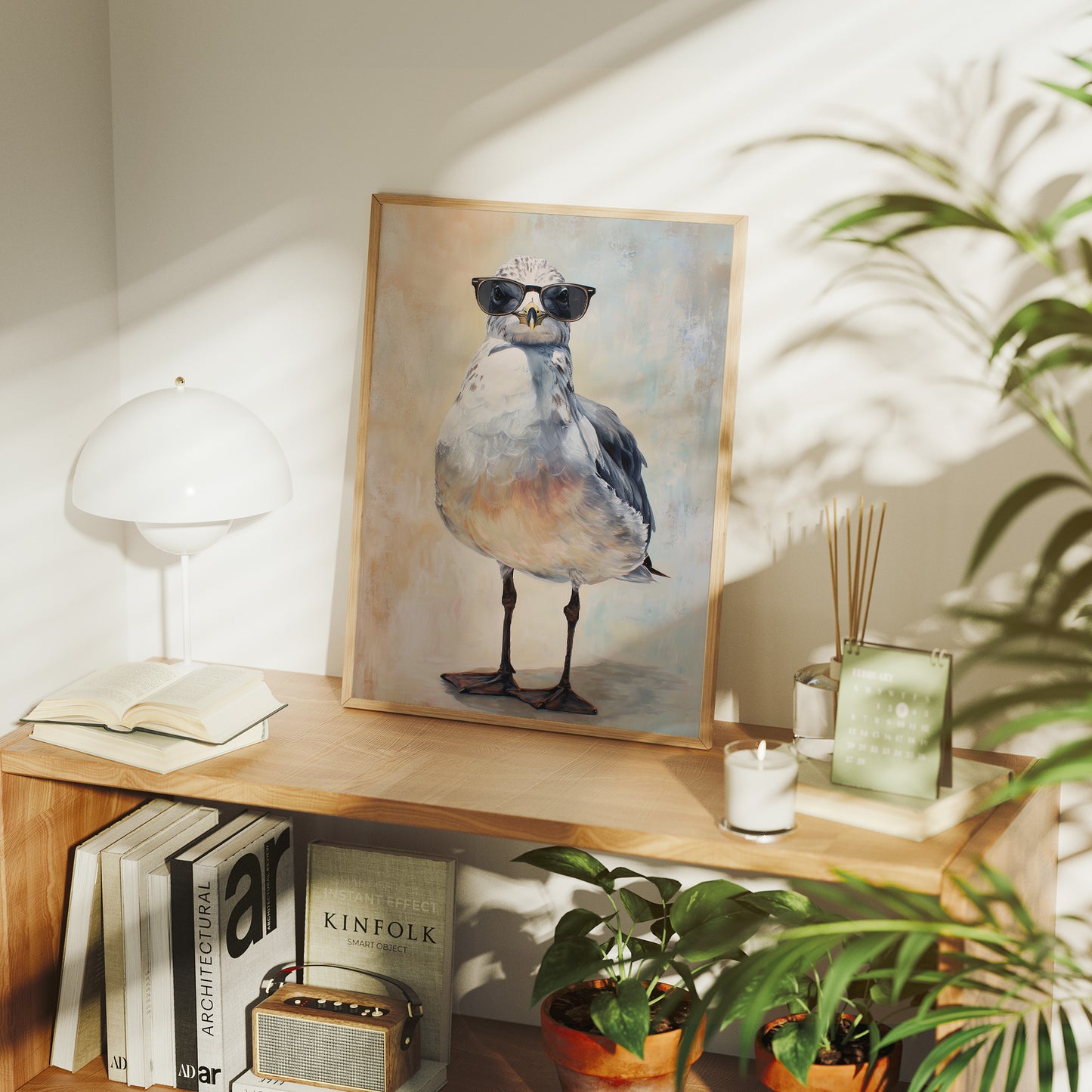Coastal Cool Meets Avian Attitude