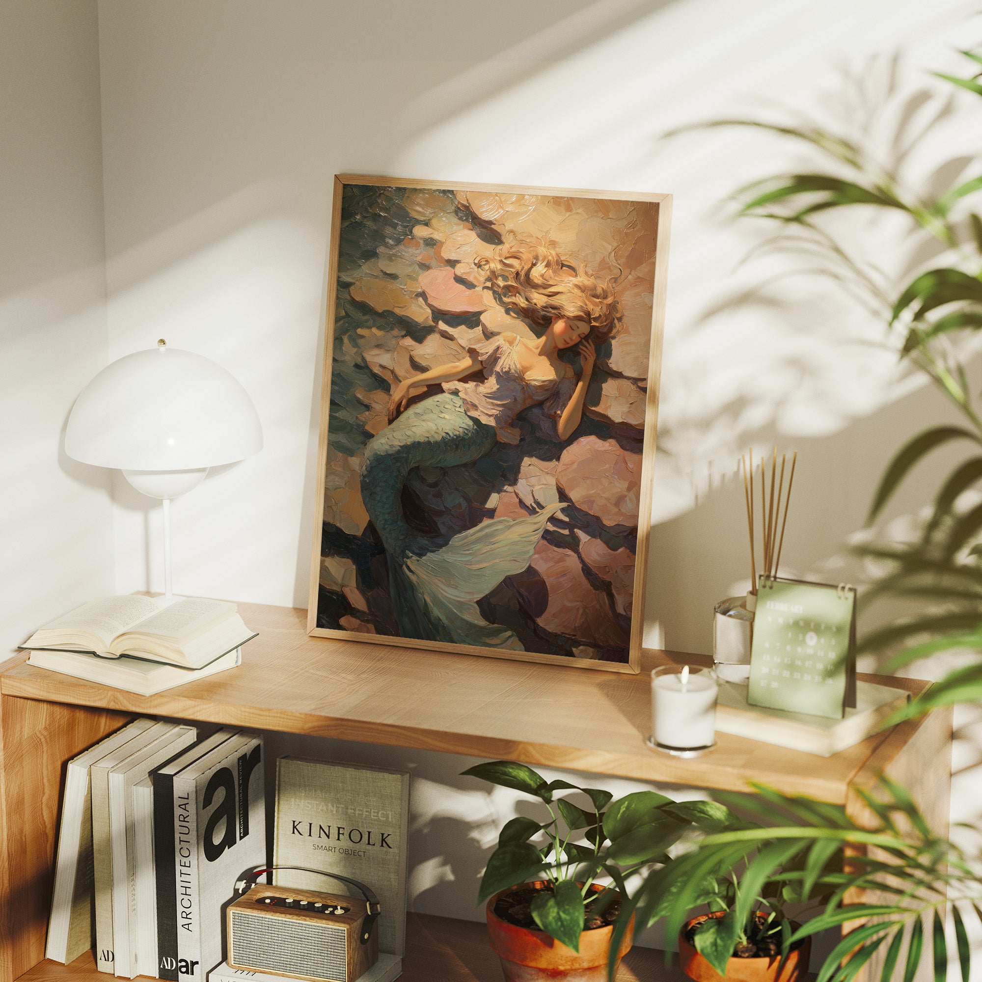 Coastal Myth Emerges From Canvas