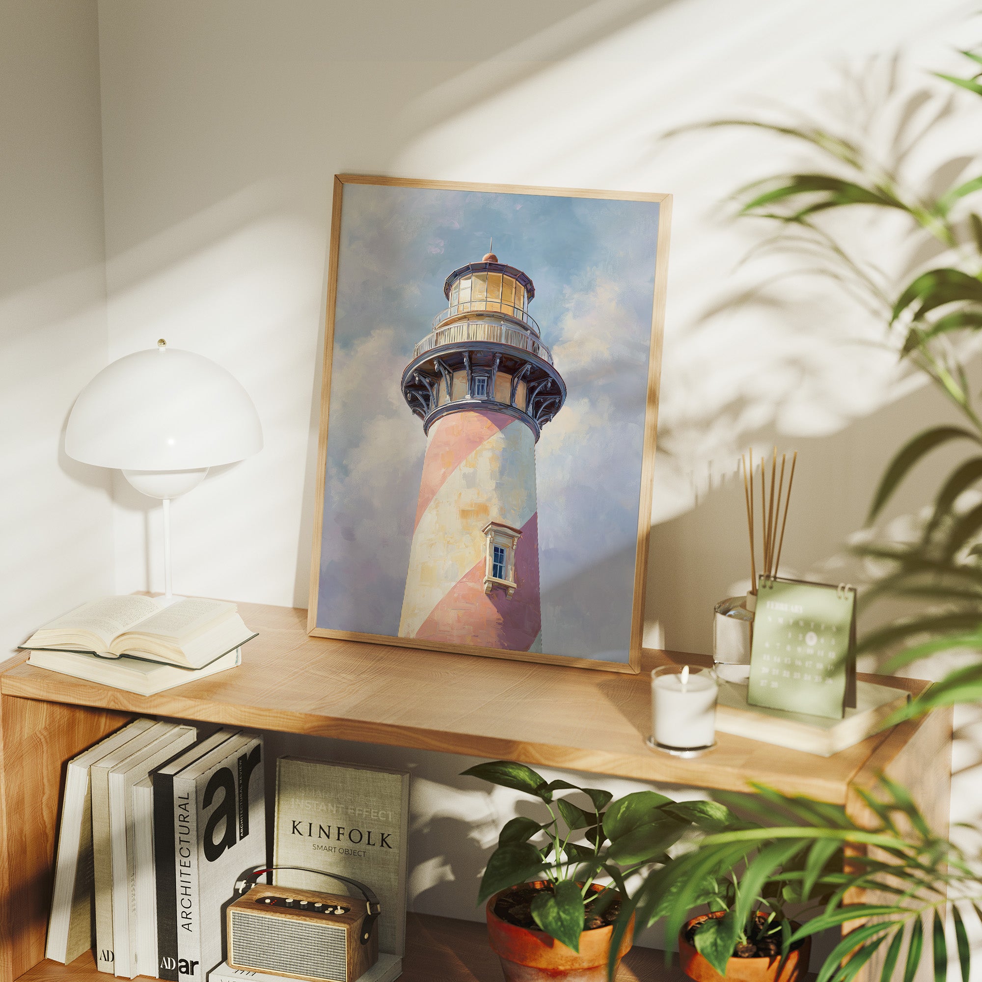 Coastal Guardian's Pastel Embrace