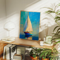 Golden Sails Chase Azure Horizons