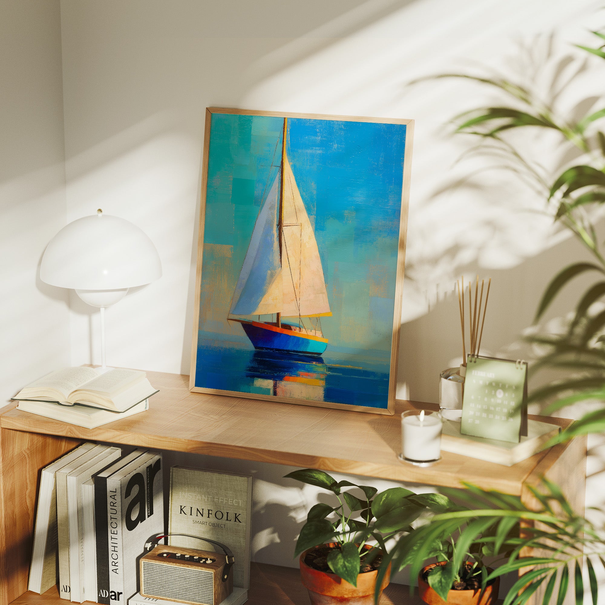 Golden Sails Chase Azure Horizons