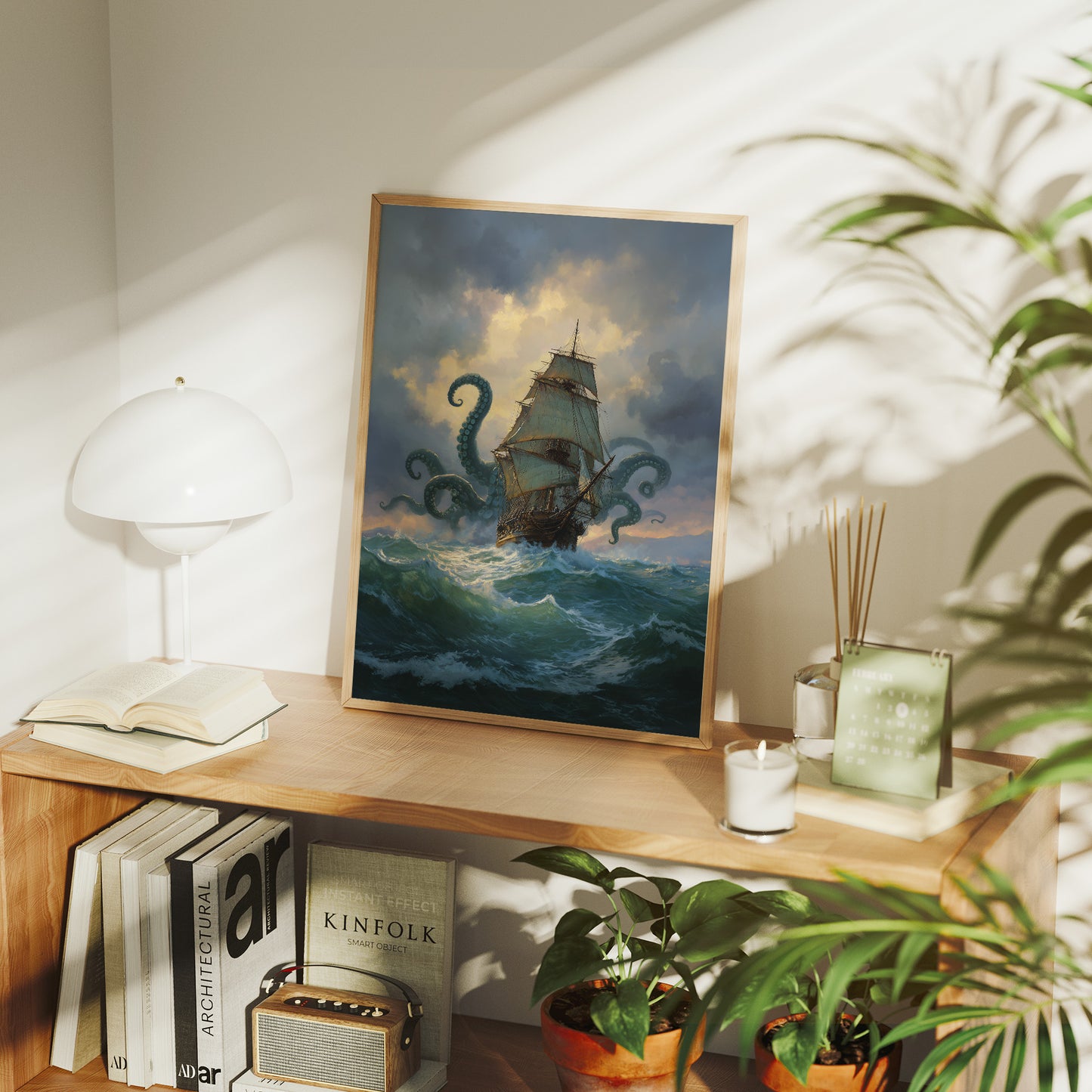 Tentacles Embrace Seafarer's Journey