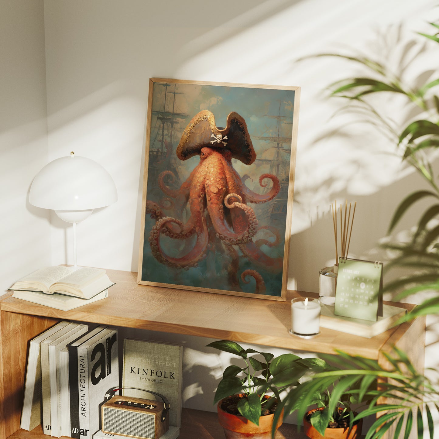 Tentacled Captain of Phantom Seas