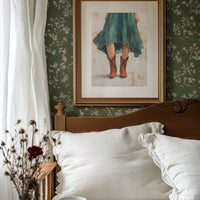 Emerald Twirl Meets Western Leather