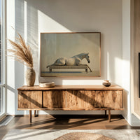 Equine Repose in Surreal Elegance