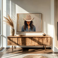 Western Elegance in Muted Light