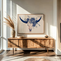 Indigo Blooms Upon Desert Remains