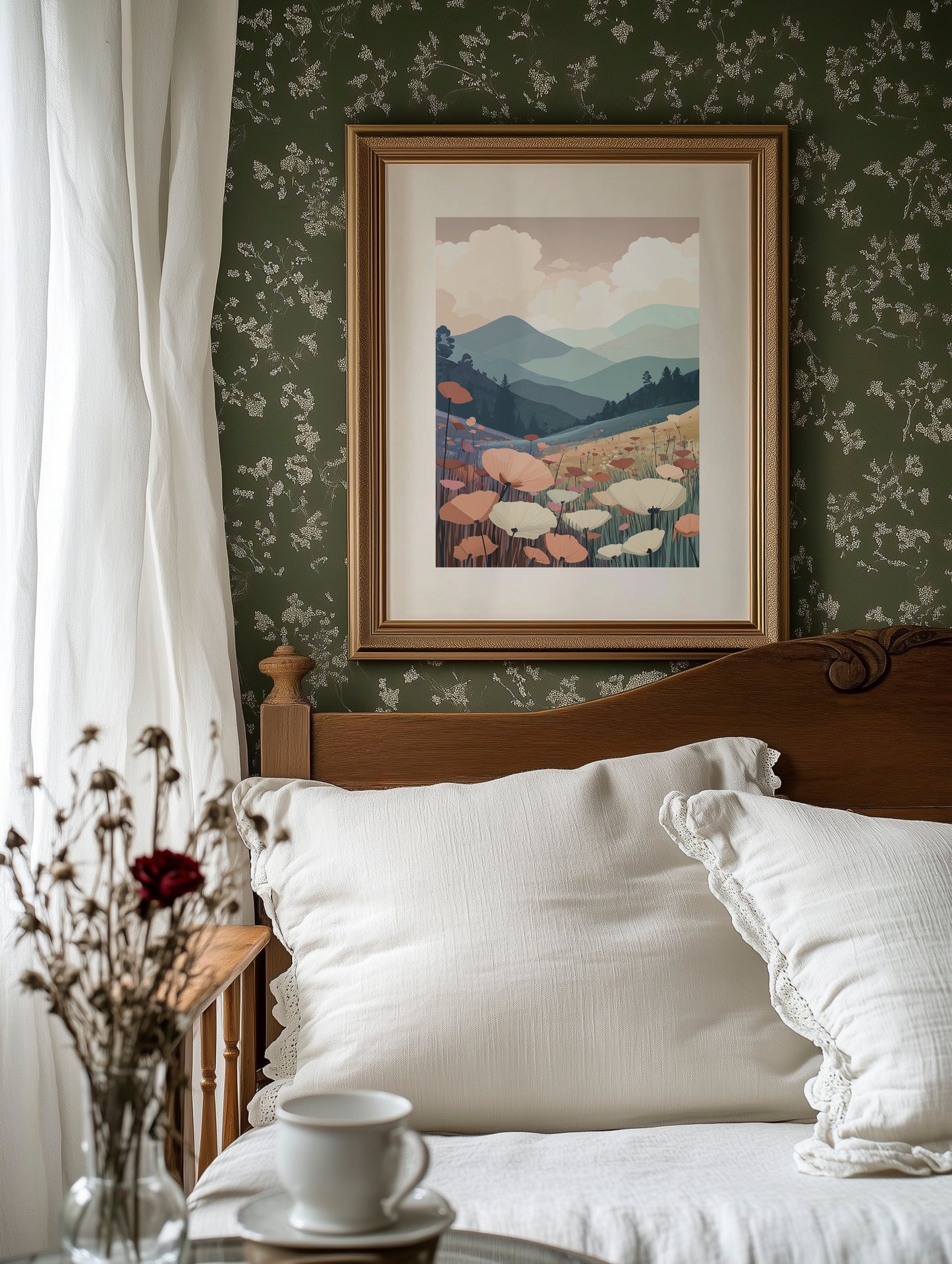 Valley Poppies Whisper To Mountains