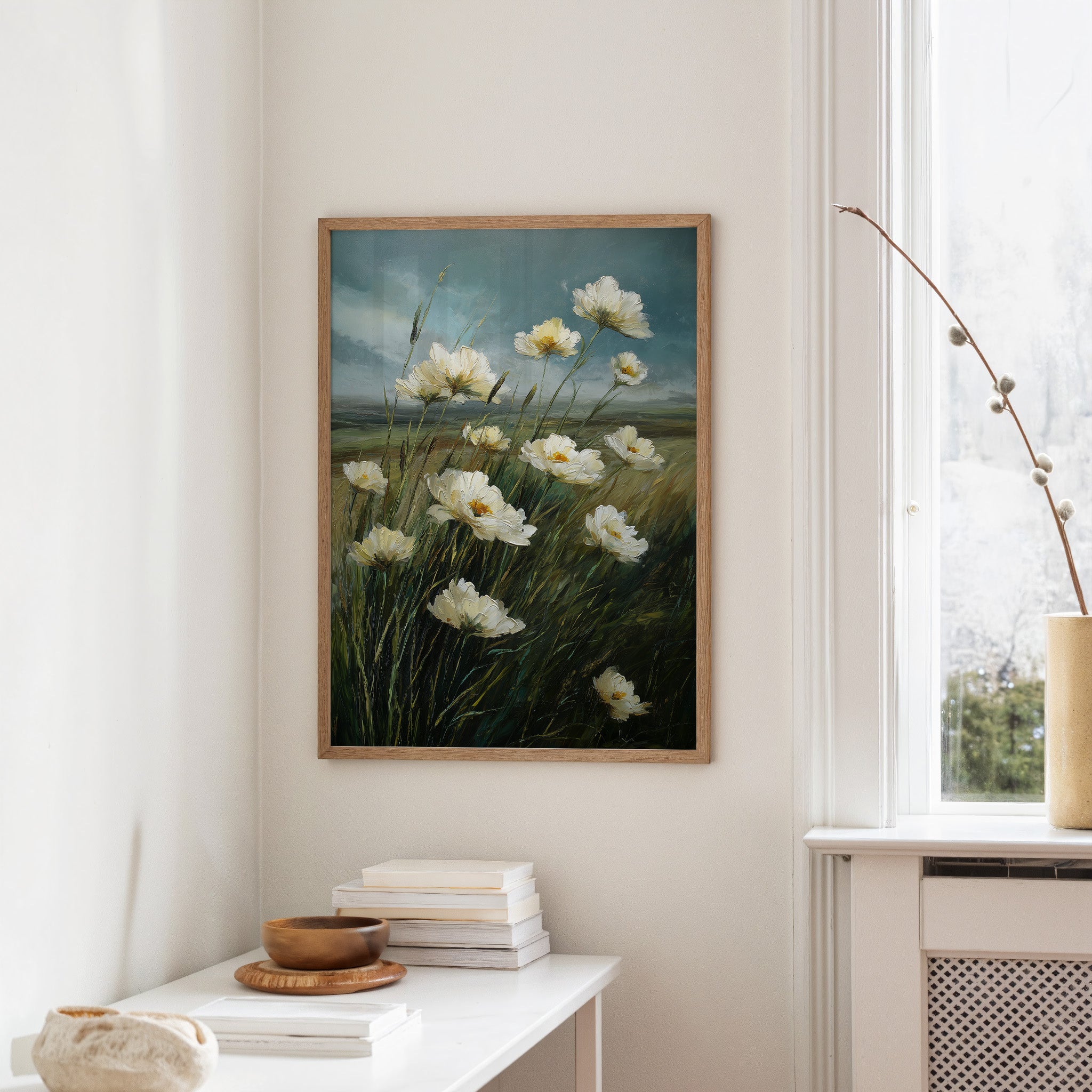 Windswept Cosmos Defy Stormy Skies
