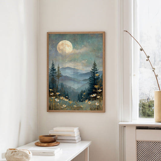 Celestial Lullaby Over Misty Valleys