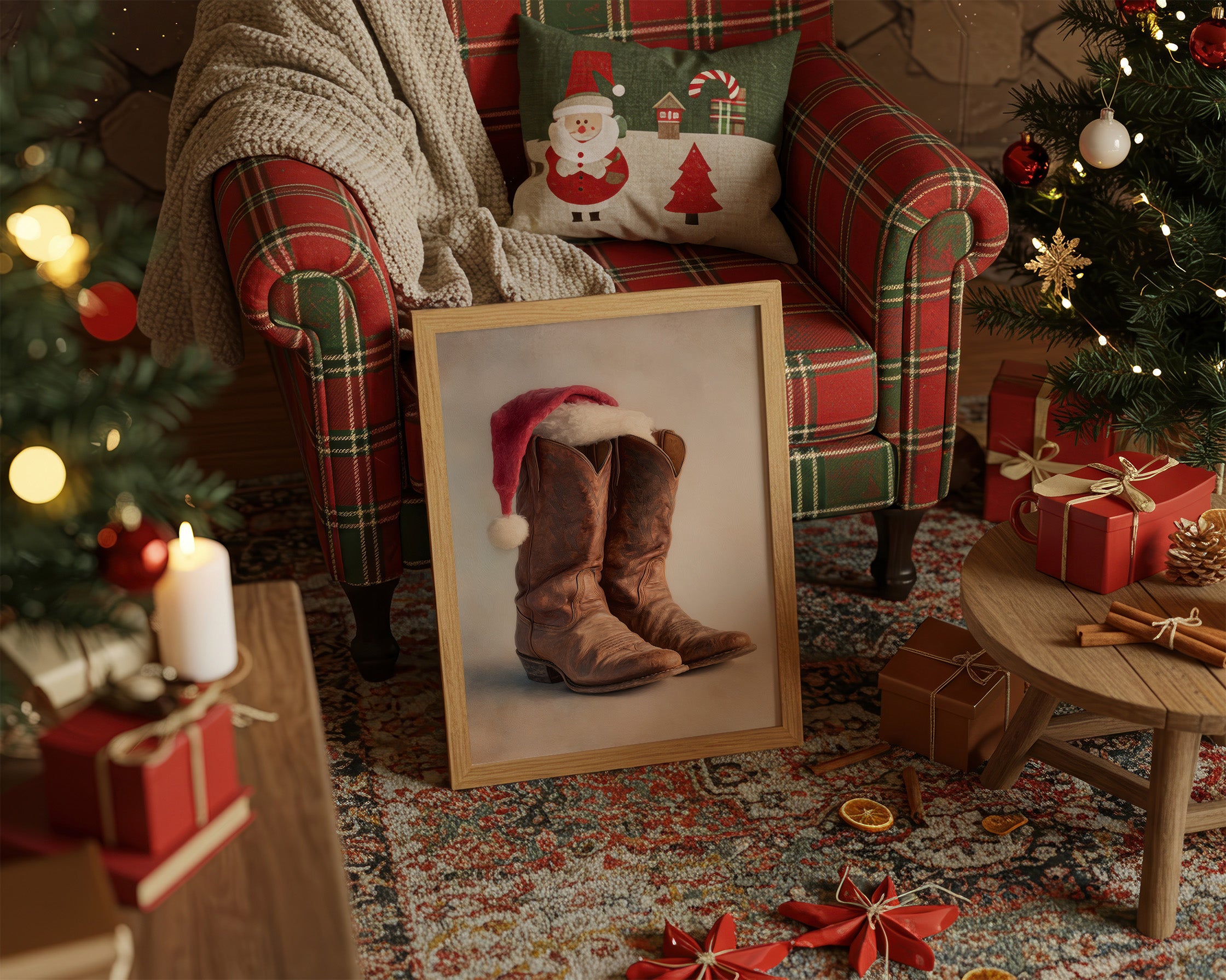 Western Holiday: Cowboy Boots Meet Christmas Spirit
