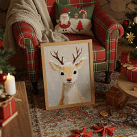 Snow-Dusted Christmas Reindeer