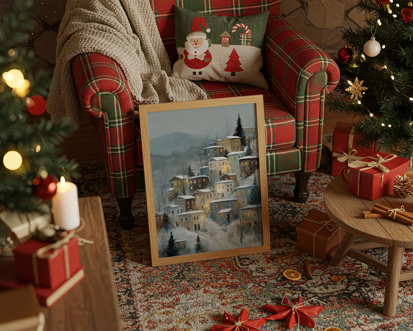 Hillside Haven in Winter's Embrace