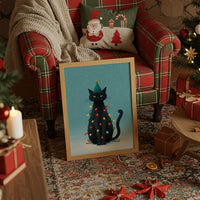 Festive Feline's Holiday Mischief