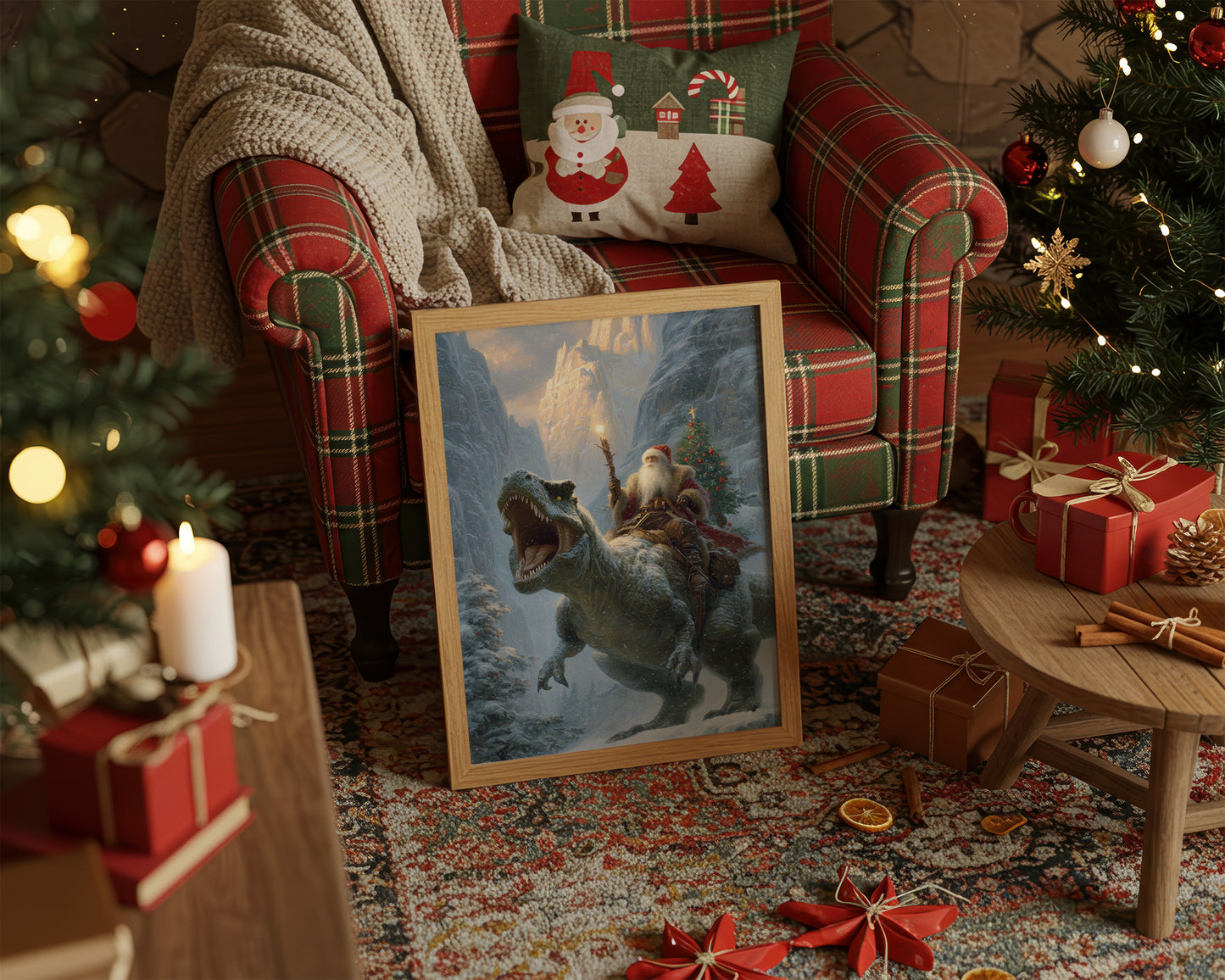 Prehistoric Sleigh: Holiday Delivery Through Time