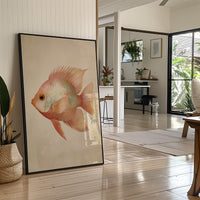 Coral Reef Nobility: Portrait in Blush