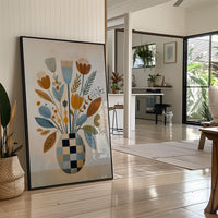 Geometric Vessel, Botanical Dreams
