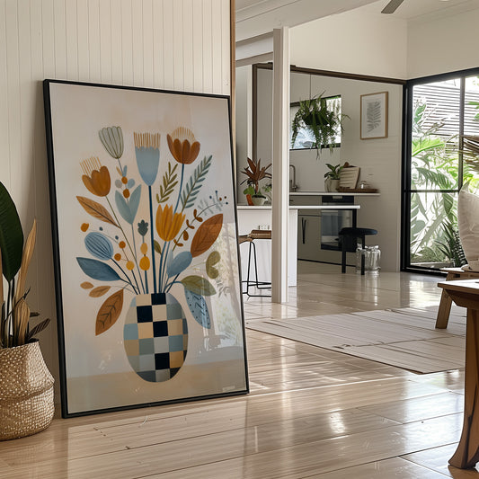 Geometric Vessel, Botanical Dreams