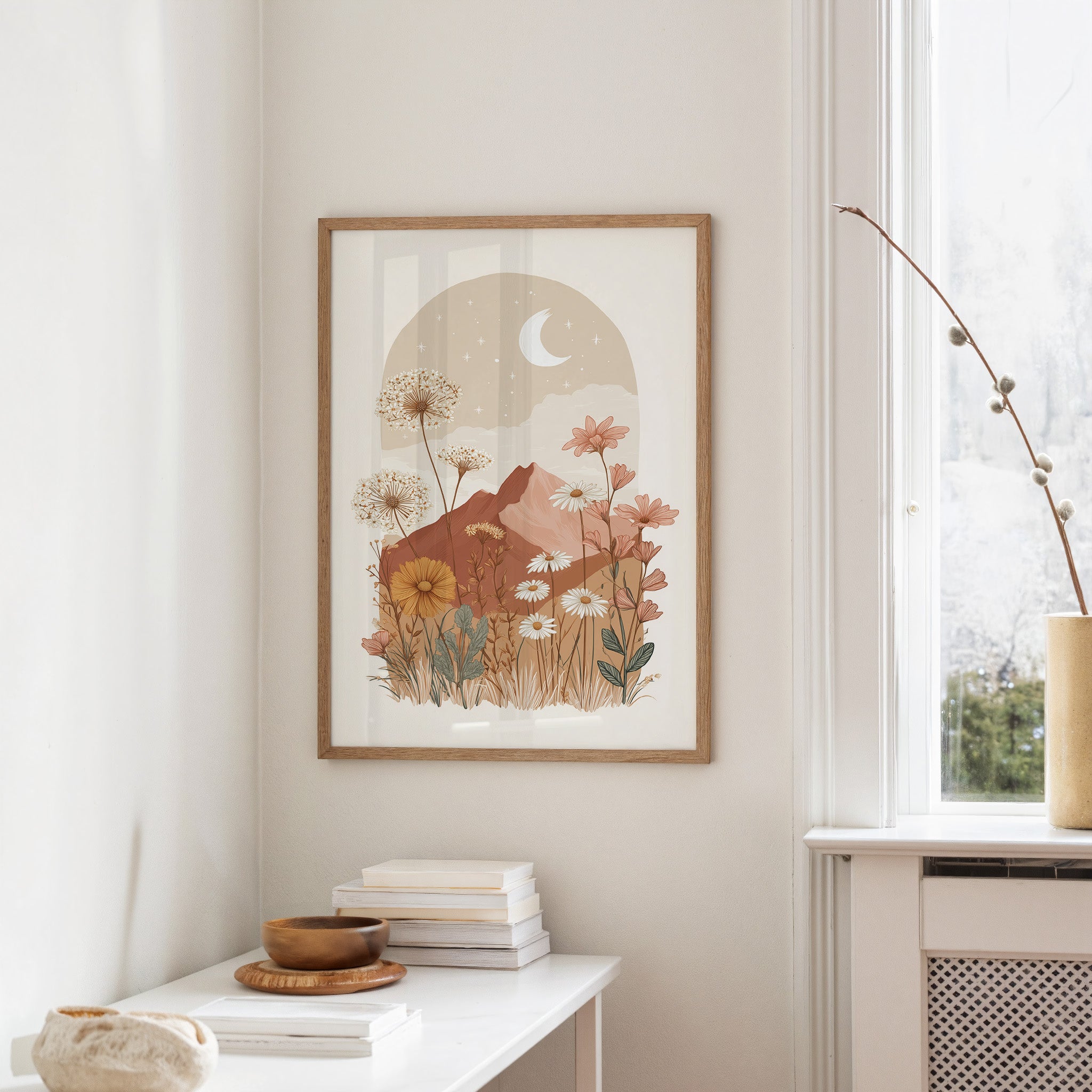 Moonlit Meadow's Terracotta Dreams