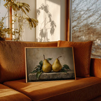 Golden Pears in Quiet Conversation
