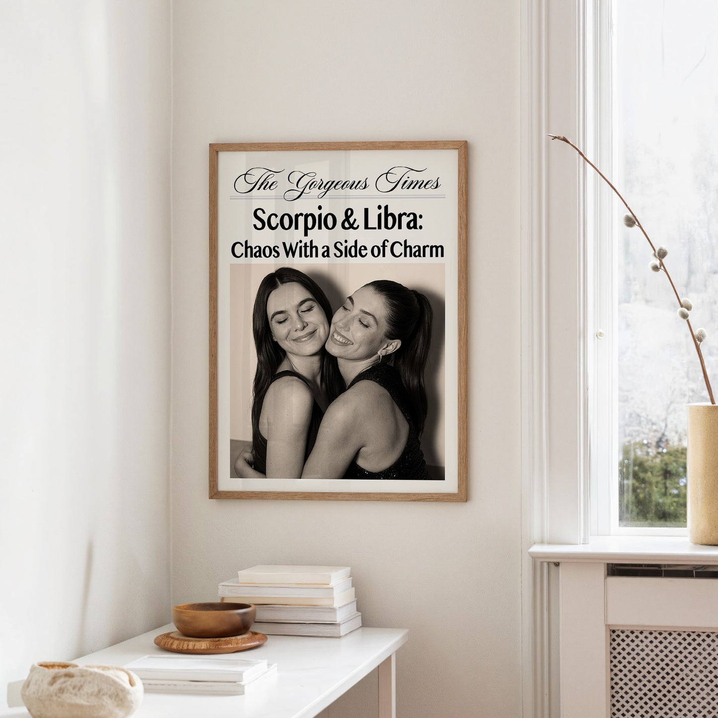 Celestial Harmony: Vintage Magazine Aesthetics