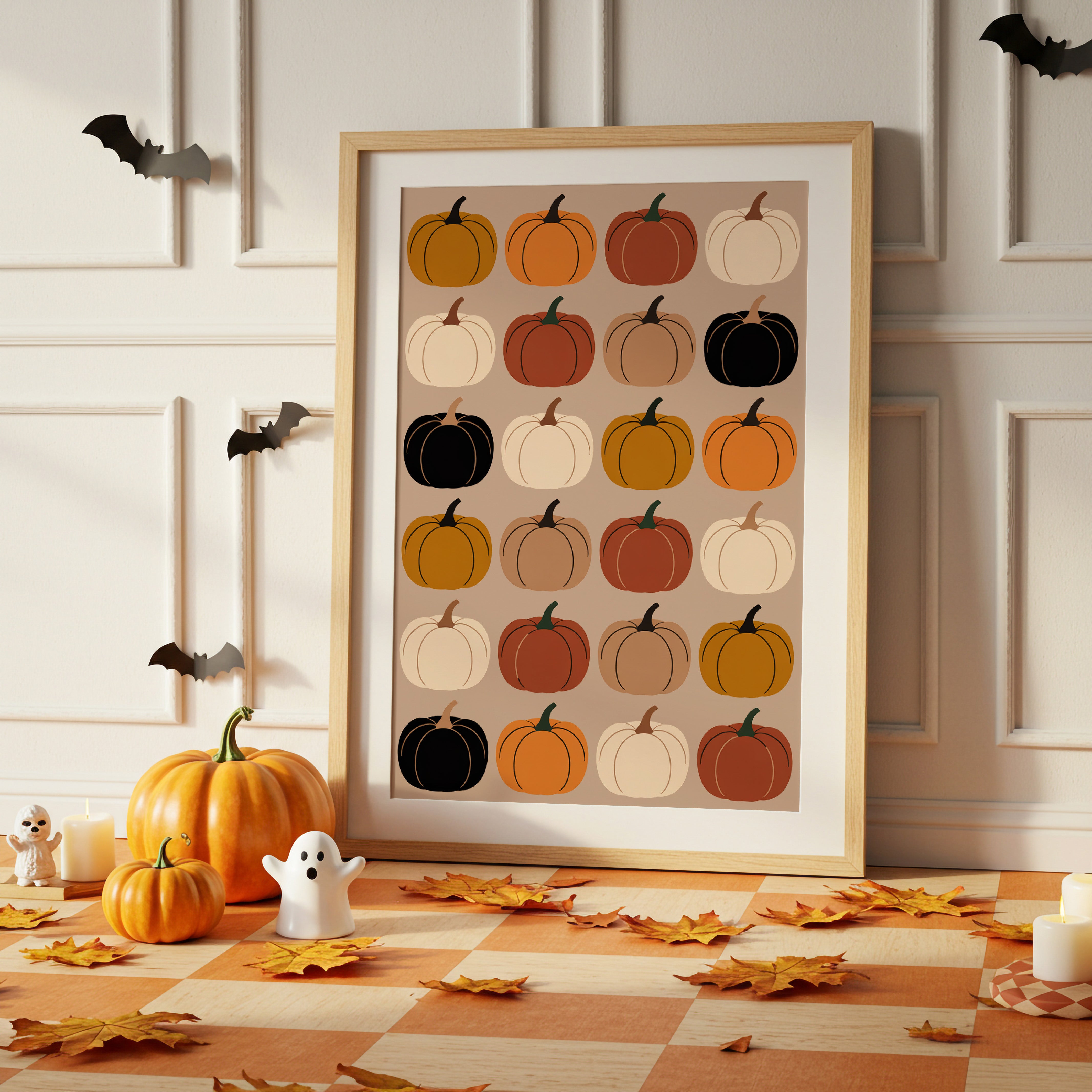 Harvest Palette In Perfect Rows