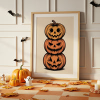 Stacked Gourds Tell October Tales