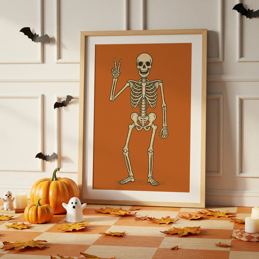 Peace Among Bones And Pumpkins