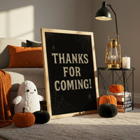 Spiders Weave Gratitude's Message