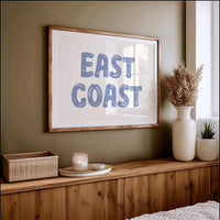 Blue Letters Find Ocean Home