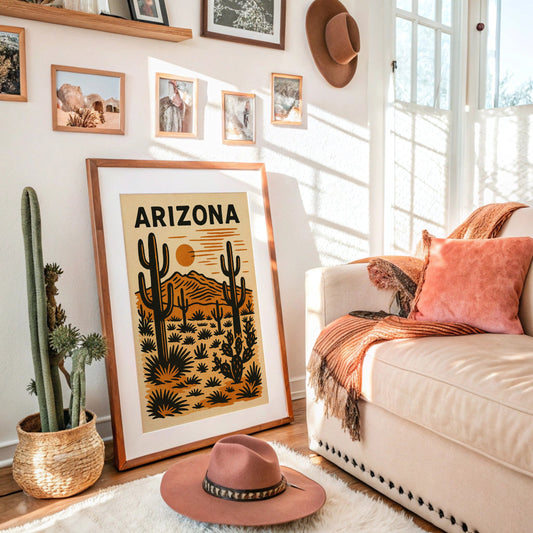 Saguaro Sunset Calls You Home